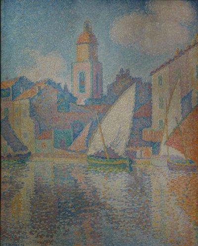 Campanario de Saint-Tropez de Paul Signac